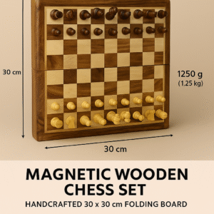 Wooden Chess Set Magnetic
