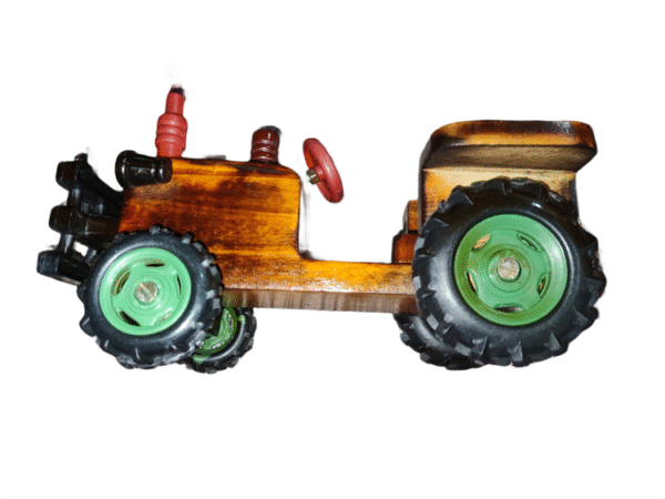 Handcrafted Wooden Toy Tractor – A Perfect Gift, Showpiece, and Home Decor Accent - Image 2