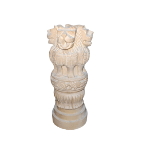 Wooden Ashoka Pillar Symbol