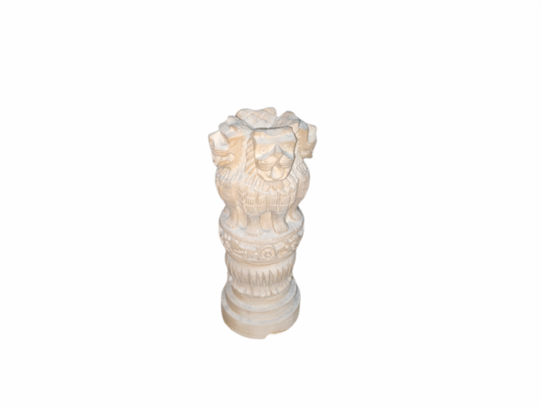 Handcrafted Wooden Ashoka Pillar Symbol of Heritage & Pride - Image 2