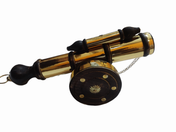 Handcrafted Decorative Wooden Cannon Showpiece for Gifting & Home Décor - Image 2