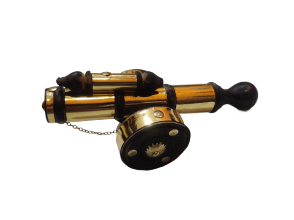 Handcrafted Decorative Wooden Cannon – Vintage Showpiece for Gifting & Home Décor - Image 6