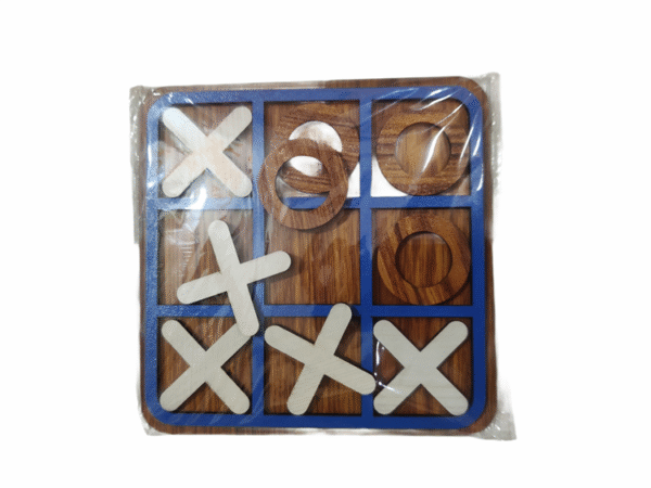 Wooden Tic Tac Toe Game
