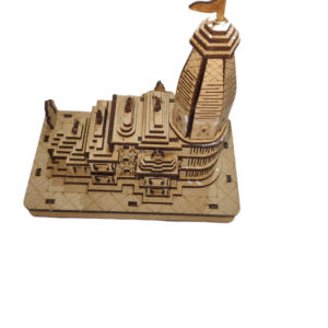 Wooden Ram Mandir Temple Model