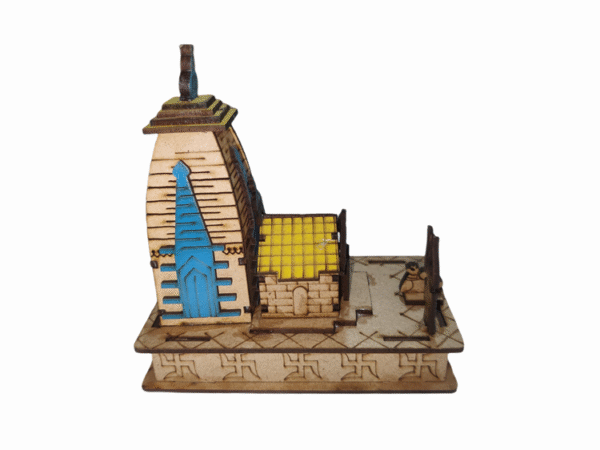 Kedarnath Wooden Temple Model – Handcrafted Miniature of Sacred Himalayan Dham - Image 2