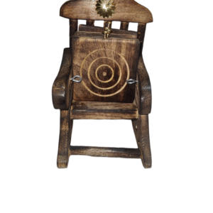 Wooden Tea Coaster Set with Chair-Shaped