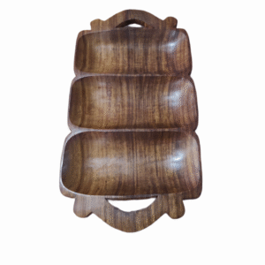 3 Piece Wooden Serving Tray