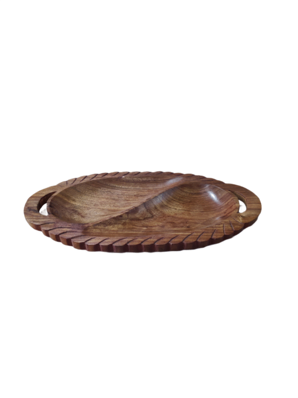 S Design wooden serving Tray