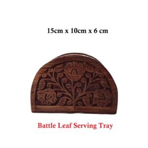 Wooden Carving Tissue Holder