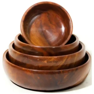 Wooden Bowl Set - Set of 4 attractive Bowls