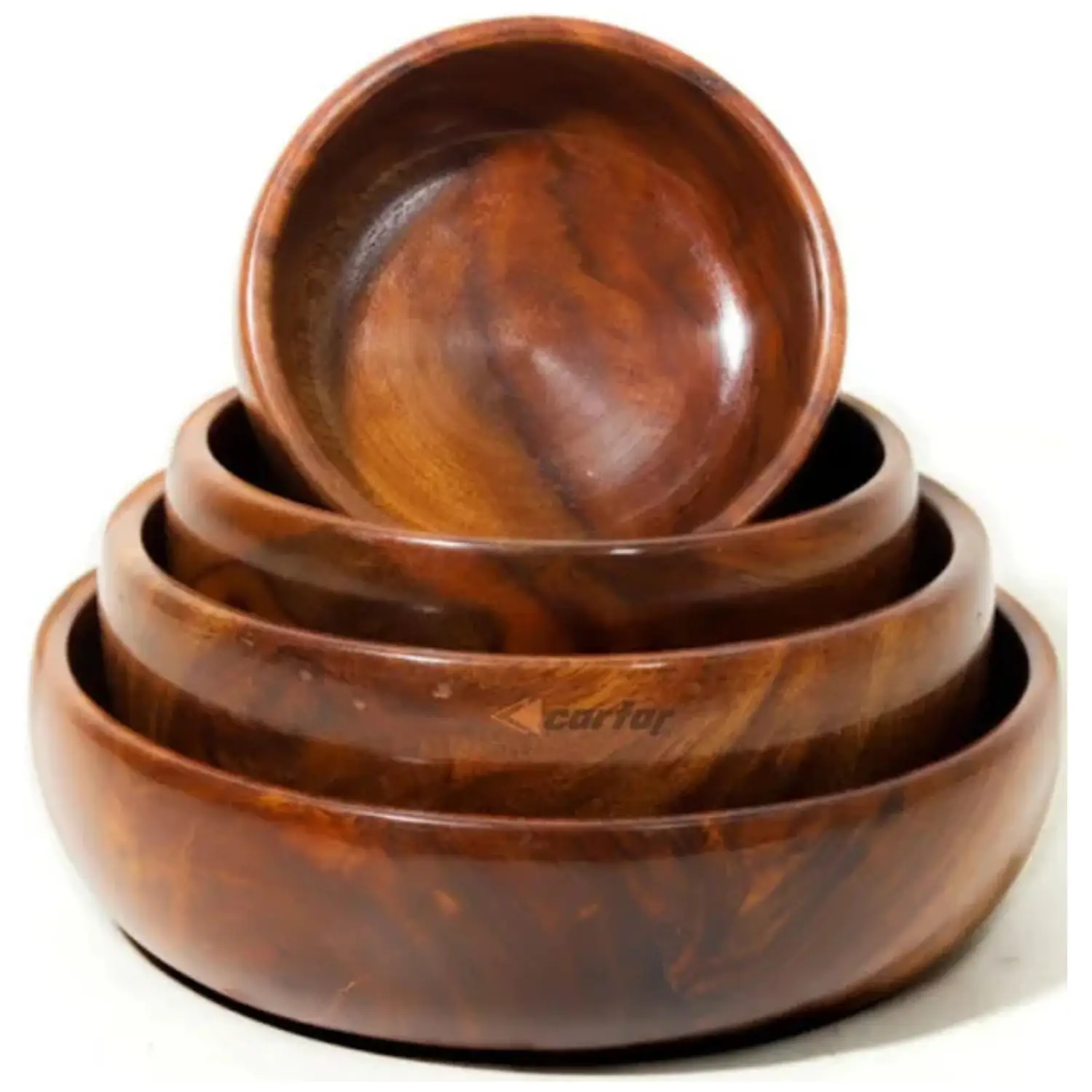 Wooden Bowl Set - Set of 4 attractive Bowls