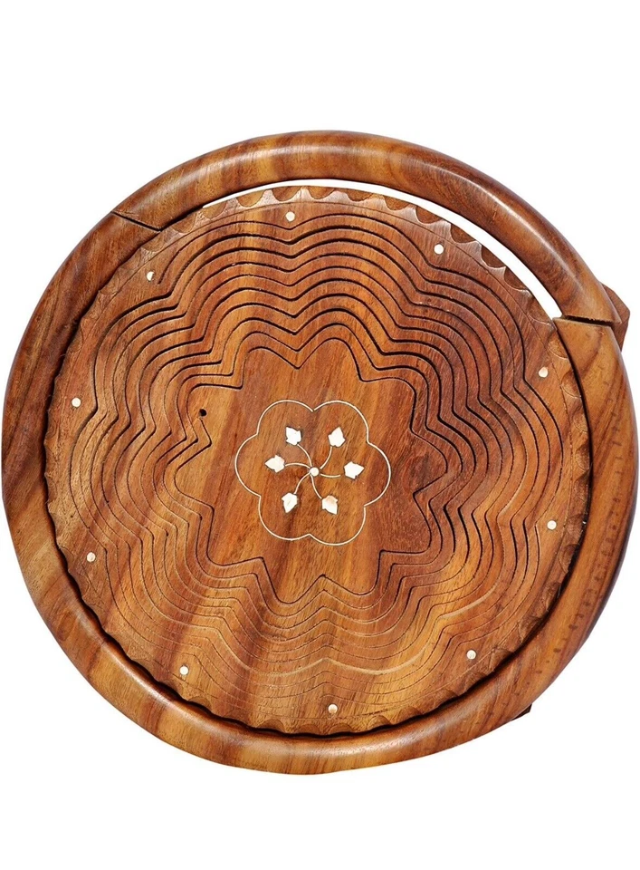 Foldable Wooden Fruit Basket