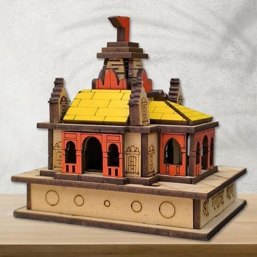 Wooden Gangotri Temple Model