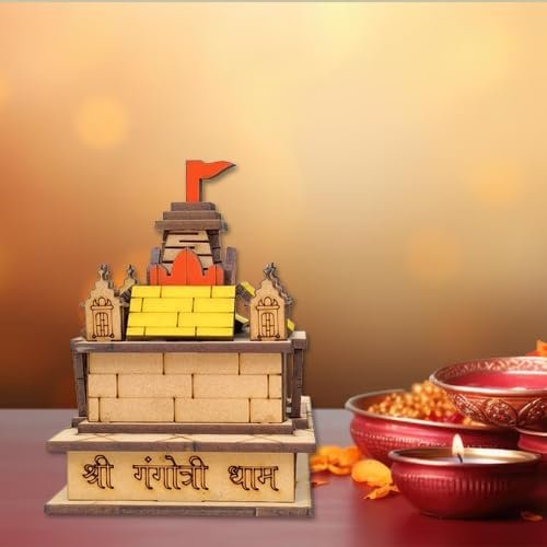 Wooden Gangotri Temple Model