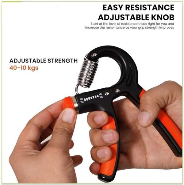 Heavy Duty Adjustable Hand Gripper with Counter - Ultimate Forearm & Grip Strength Trainer (10-40kg) - Image 3